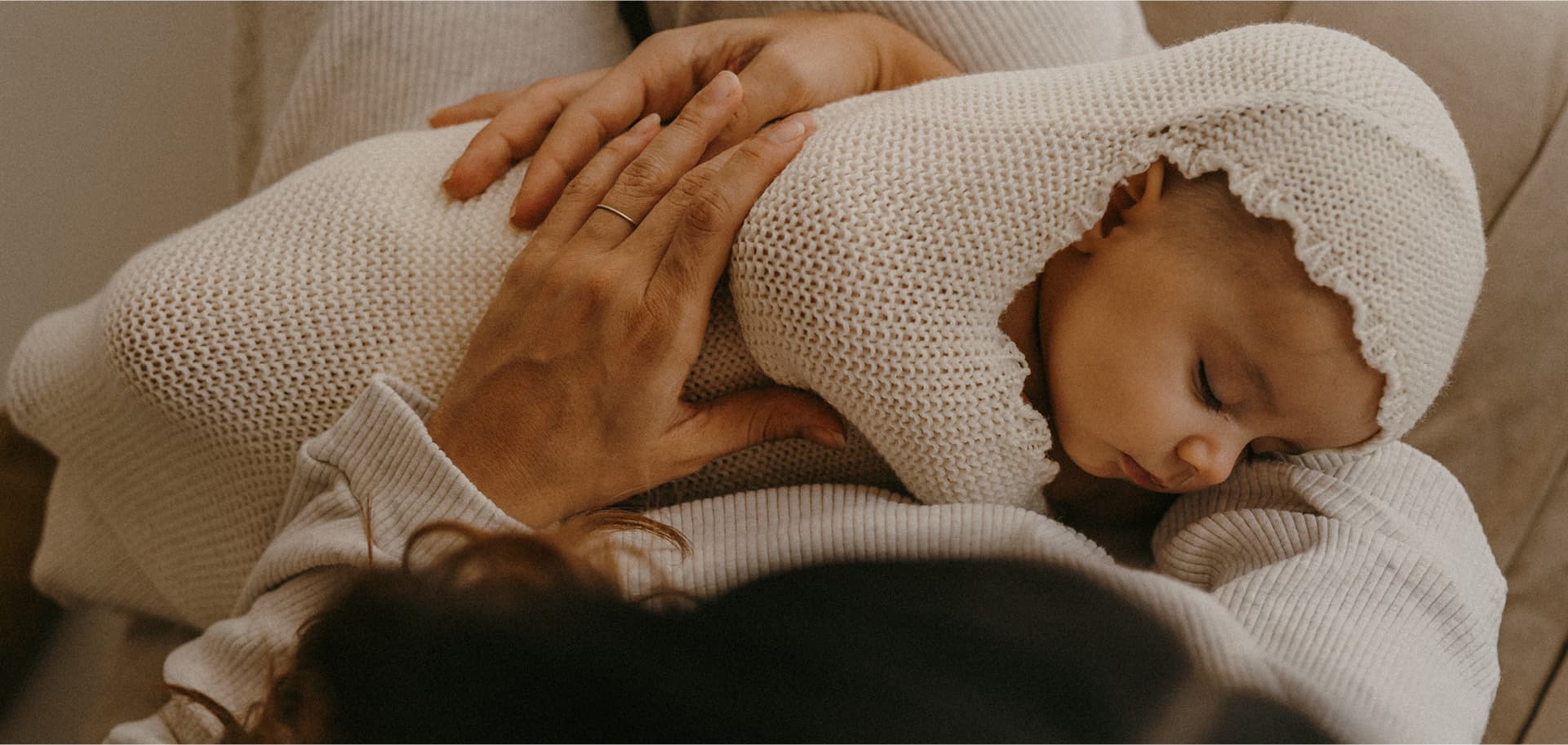 Fond Maman avec bébé